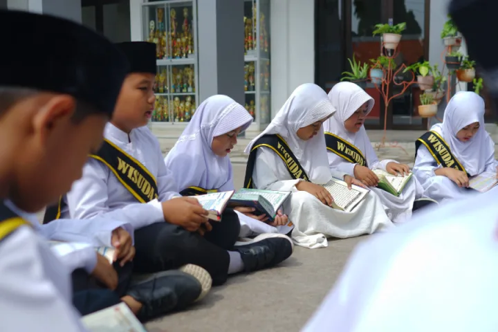 Tadarus Bersama Siswa-Siswi Tahfidz